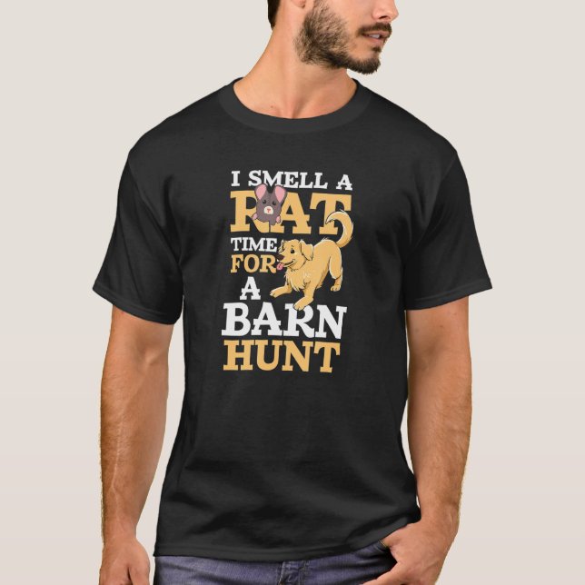 Camiseta Huelo Una Cacería De Rat Design (Anverso)