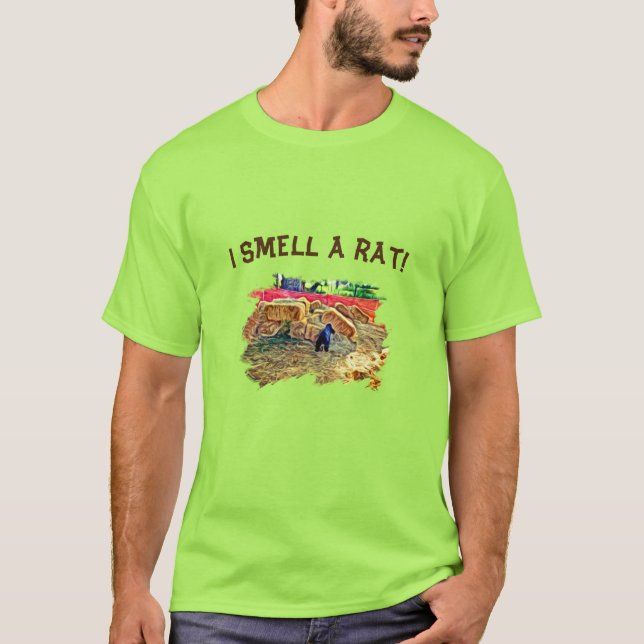 Camiseta ¡Huelo una rata!Camiseta (Anverso)