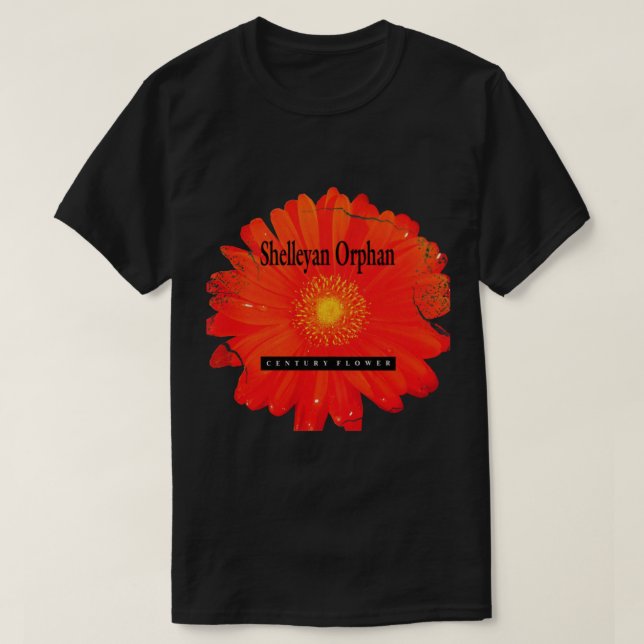 Camiseta Huérfano Shelleyan El Siglo Flor Esencial T-Sh (Diseño del anverso)