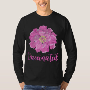 Camiseta Huerto de Flores Rosa Vacunado Pro Vintage