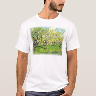 Camiseta Huerto en flor copia de Van Gogh