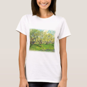 Camiseta Huerto en flor copia de Van Gogh