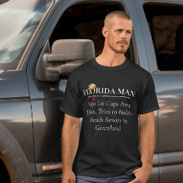 Camiseta Huerto satírico de Florida Man Greenland Beach Res