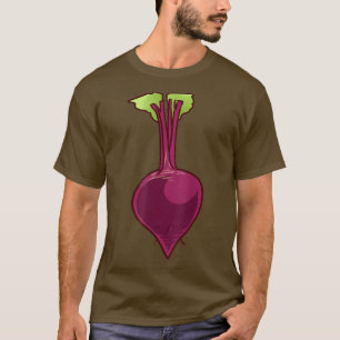 Camiseta Huertos de remolacha vegetal vegetariano jardín