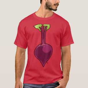 Camiseta Huertos de remolacha vegetal vegetariano jardín