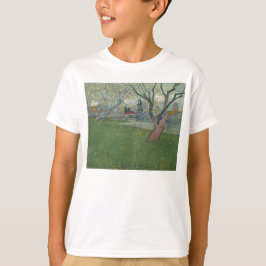 Camiseta Huertos en flor vista de Arles por Van Gogh