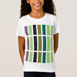 Camiseta Hues negros morados verdes