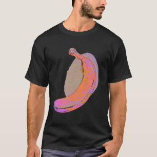 Camiseta Hues Rosa Retro Pop Art Fruit Gráfica Vintage Ripe