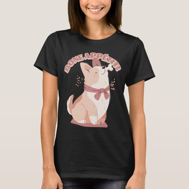 Camiseta Hueso Appétit Cute Dog (Anverso)