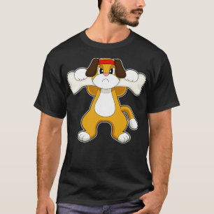 Camiseta Hueso de los perros para la construcción de cuerpo