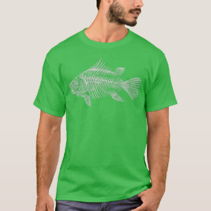 Camiseta Hueso de peces Skeleton Fish Bone