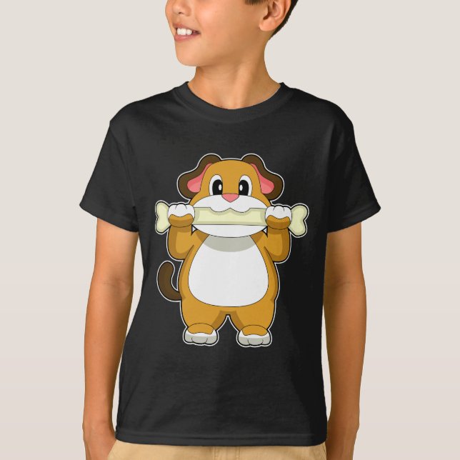 Camiseta Hueso de perro (Anverso)
