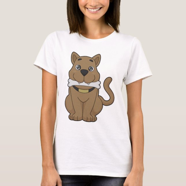Camiseta Hueso de perro (Anverso)