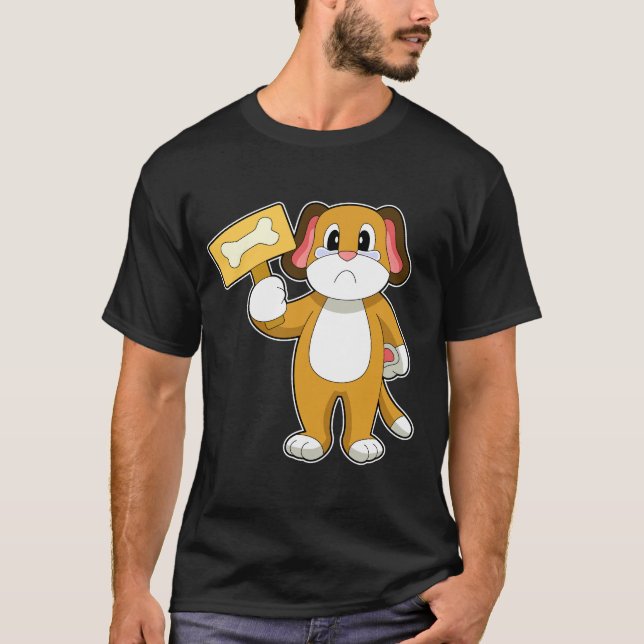Camiseta Hueso de perro (Anverso)