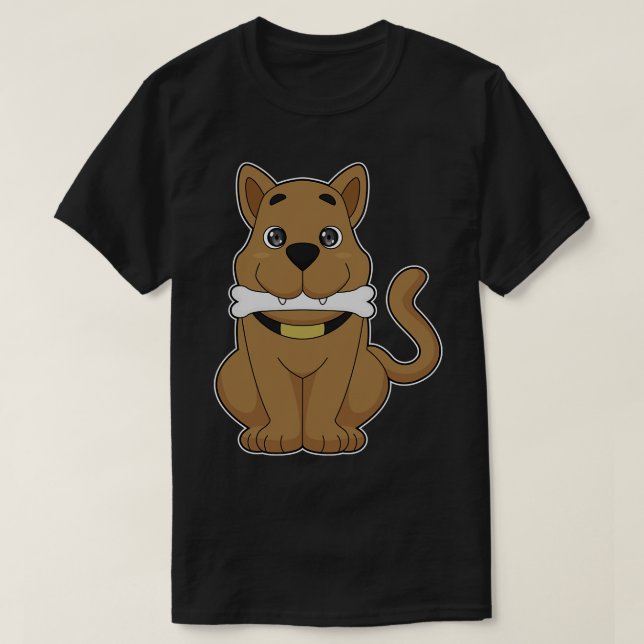 Camiseta Hueso de perro 6 (Diseño del anverso)