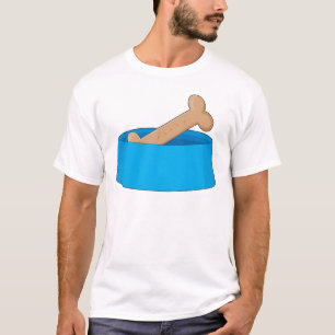 Camiseta Hueso de perro en cuenco