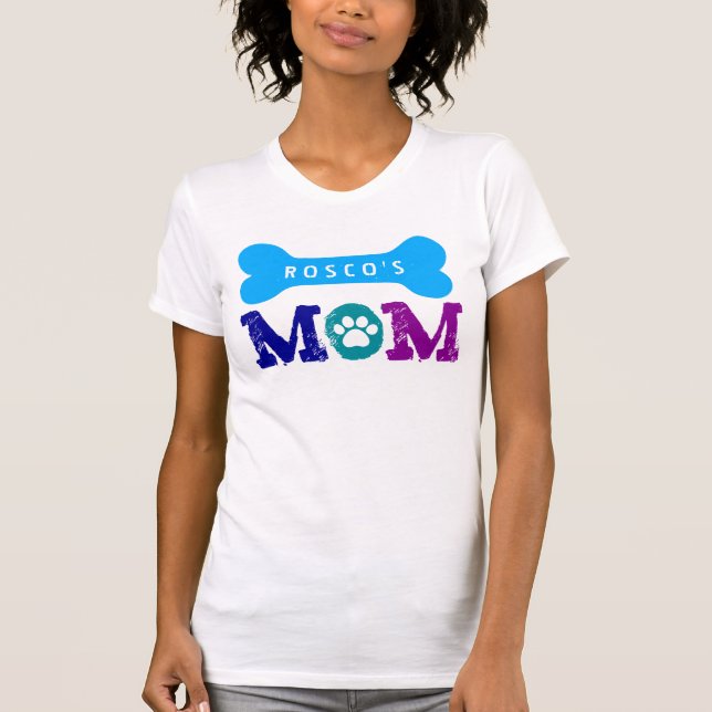 Camiseta HUESO de PERRO GRANDE del dueño orgulloso del (Anverso)