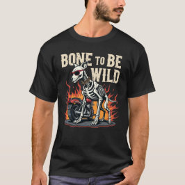 Camiseta Hueso para ser salvaje Perro Lover de Halloween