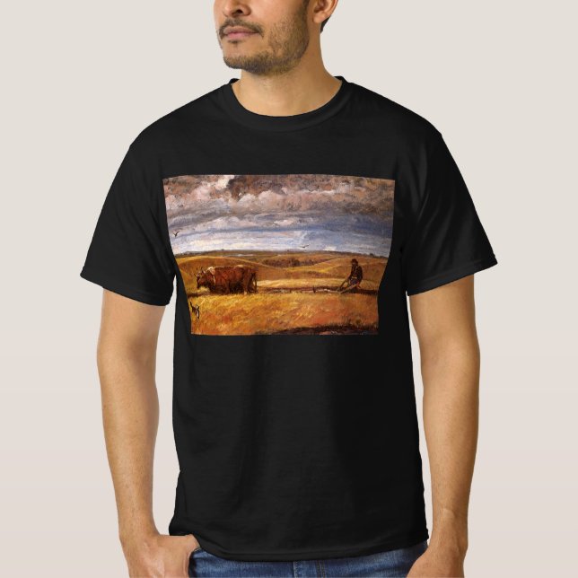 Camiseta Huesos búfalos bajo la lupa de Harvey Thomas Dunn (Anverso)