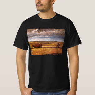 Camiseta Huesos de Búfalo Arados por Harvey Thomas Dunn