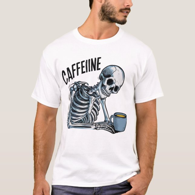 Camiseta Huesos de café (Anverso)