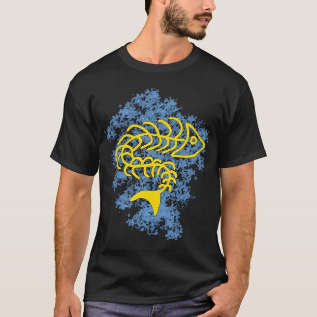 Camiseta Huesos de pescado (Anverso)