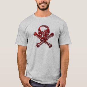 Camiseta Huesos del cráneo y de la cruz