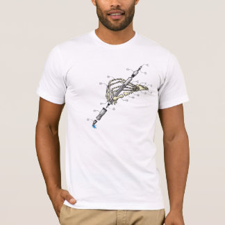 Camiseta Huesos del Doodle de las mamáes
