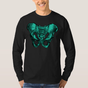 Camiseta Huesos humanos de la pelvis de la anatomía