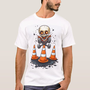 Camiseta Huesos Pogo � Esqueleto Loco en Movimiento