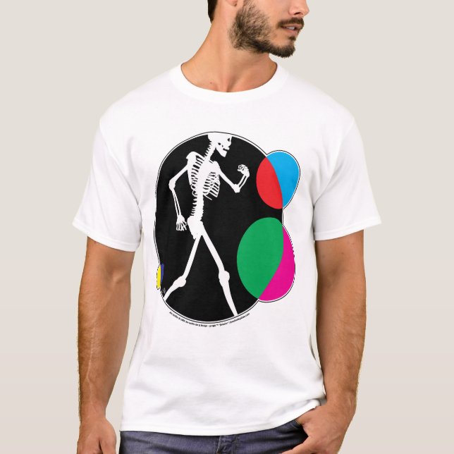 Camiseta Huesos que caminan (Anverso)