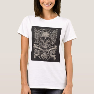 Camiseta huesos y cráneos