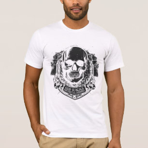 Camiseta Huesos y flores