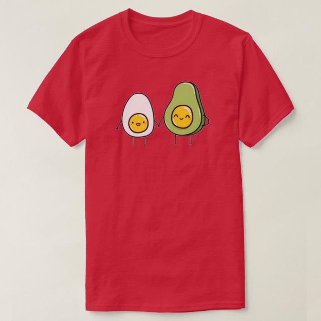 Camiseta Huevo aguacate 1 (Diseño del anverso)