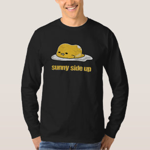 Camiseta Huevo Amarillo Vintage Sunny al Lado Frito por Un