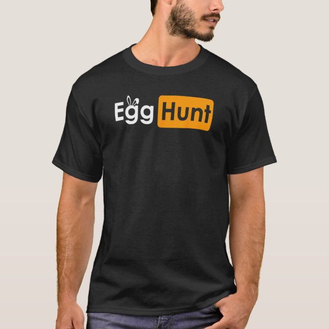 Camiseta Huevo Caza Pascua Día de Pascua Meme Sarcástico Hu (Anverso)