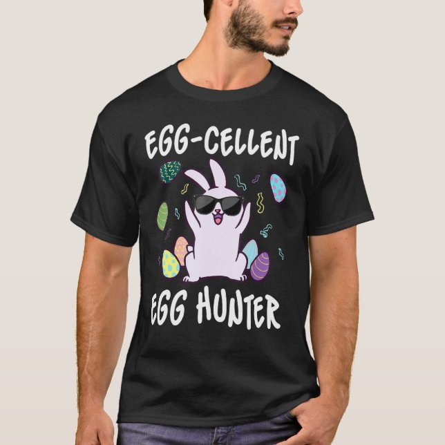 Camiseta Huevo Cellent Egg Hunter Easter Day Bunny Funny (Anverso)