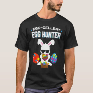 Camiseta Huevo Cellent Egg Hunter Easter Day Tees Boys Chic