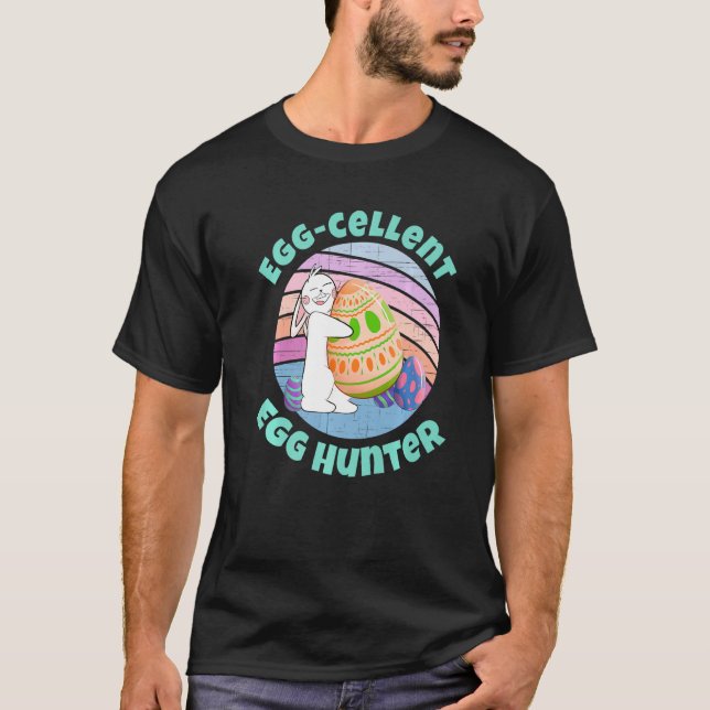 Camiseta Huevo Cellent Egg Hunter Funny Easter Boys Chica B (Anverso)
