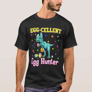 Camiseta Huevo Cellent Egg Hunter Funny Easter T Rex Dinosa