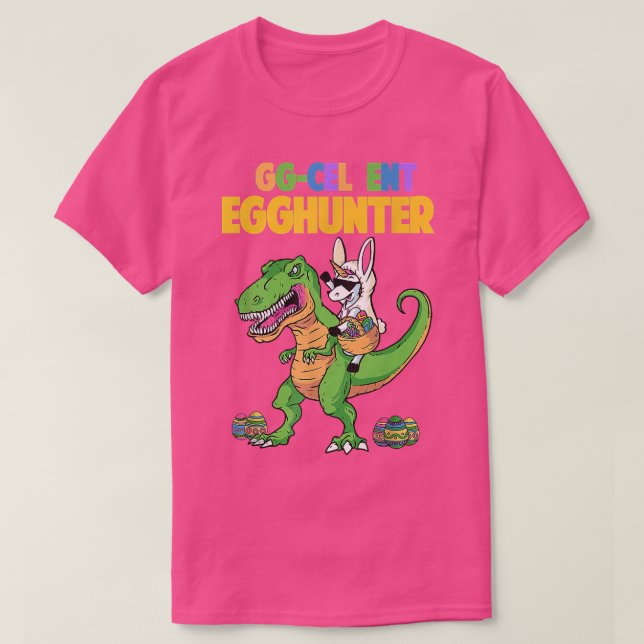 Camiseta Huevo Cellent Egg Hunter T Re Dinosaur Unicorn Eas (Diseño del anverso)