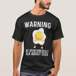 Camiseta Huevo Cool Para Hombres Mujeres Frito Al Horno Esc