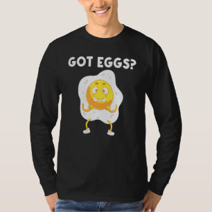 Camiseta Huevo Cool Para Hombres Mujeres Frito Al Horno Esc