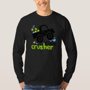Camiseta Huevo Cruusher Funny Monster Truck Pascua Niños Cu