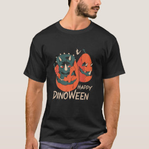 Camiseta Huevo de calabaza para bebé triceratops feliz de c