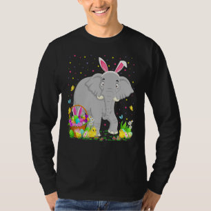 Camiseta Huevo de conejo de Pascua Caza de Elefante de la I