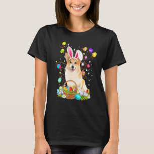 Camiseta Huevo de Corgi Lindo Día de Pascua Perro Papá Perr