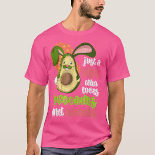 Camiseta Huevo de Pascua Animal Aguacate Bunny Lover Chicas