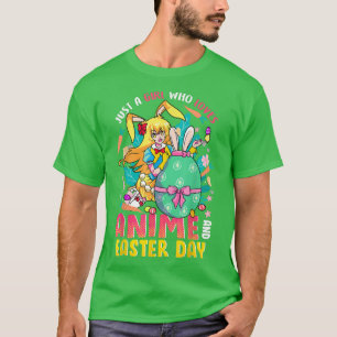 Camiseta Huevo de Pascua Anime para los adolescentes Chicas