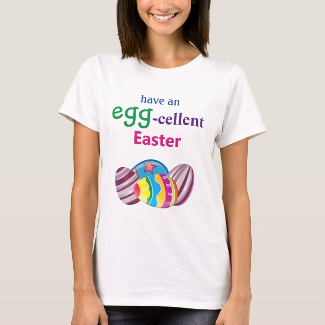Camiseta Huevo de Pascua colorido (Anverso)